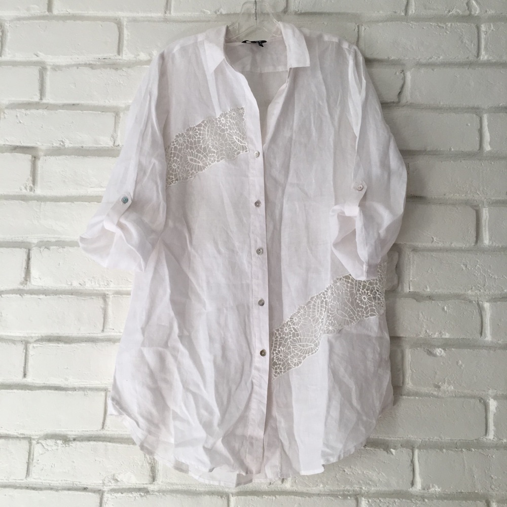 NWOT Nic & Zoe | Ramie tunic or coverup